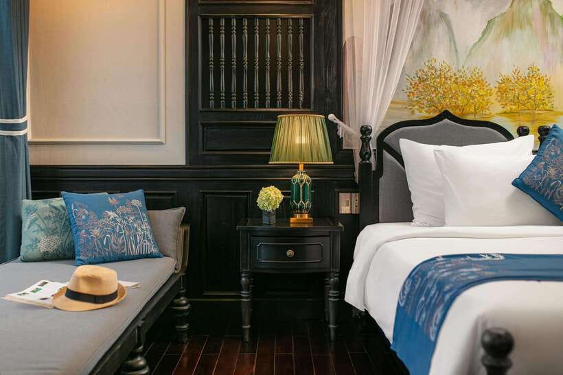 2-Day: Halong Lan Ha Bay 5 Stars Cruises w/Balcony & Bathtub - Sunset, swimming, and a cooking class