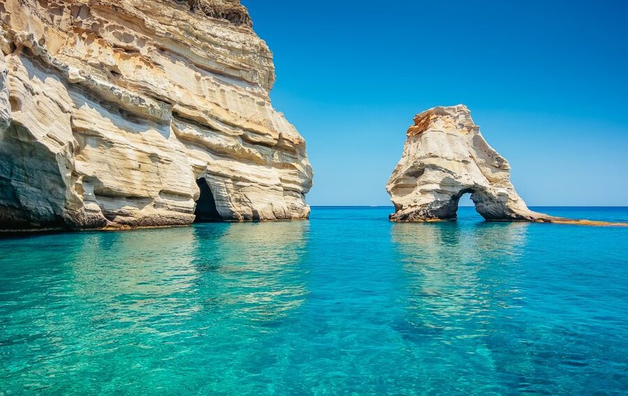 Adamas: Kleftiko Sailing Day Trip with Snorkeling and Lunch - Kleftiko caves by yacht, snorkel gear, and RIB