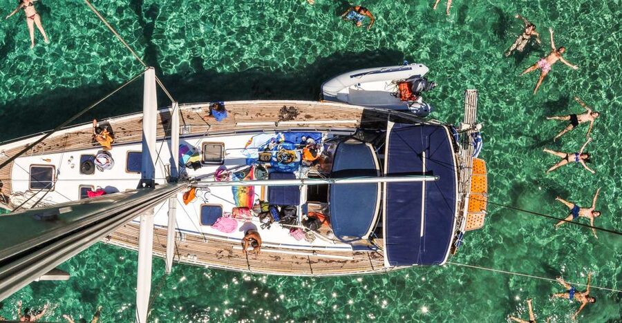 Adamas: Milos & Polyaigos Full-Day Sailboat Tour with Lunch - Key points at a glance