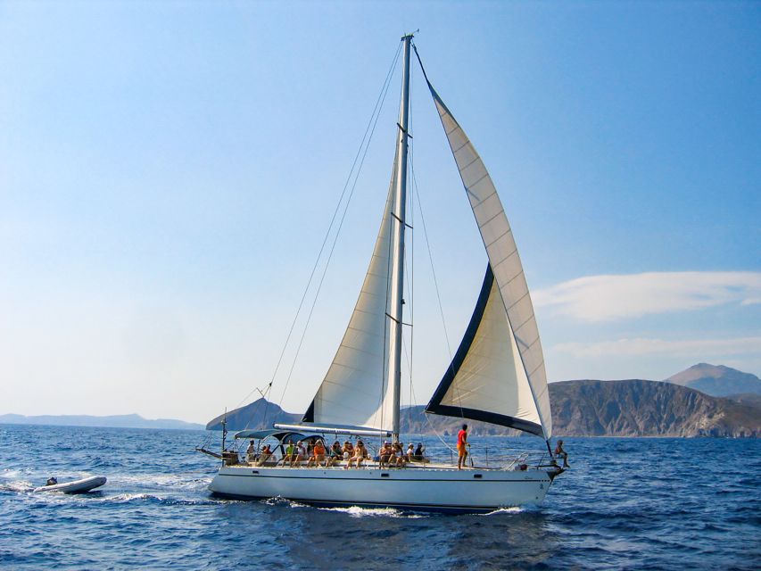 Adamas: Milos & Polyaigos Full-Day Sailboat Tour with Lunch - Polyaigos: clear water and open space