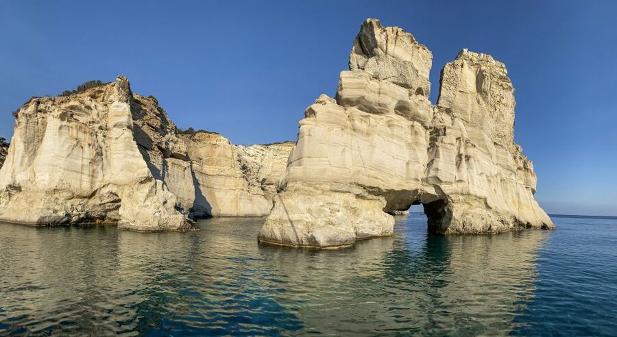 Adamas: Milos & Polyaigos Full-Day Sailboat Tour with Lunch - Sykia Cave and Milos’s western edge