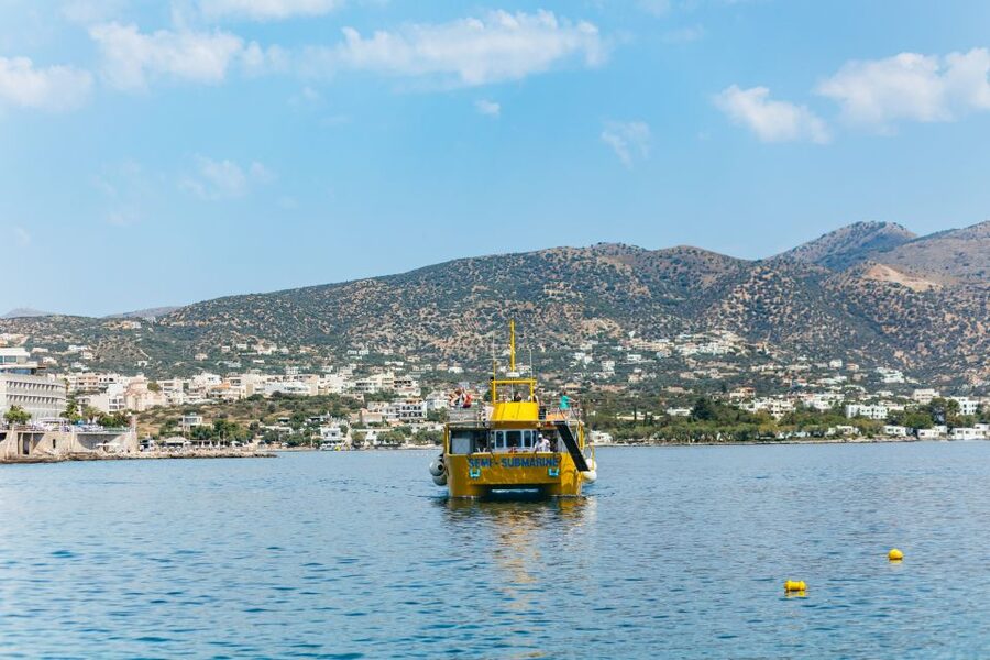 Agios Nikolaos: Semi-Submarine Cruise - From the underwater cabin to the open deck
