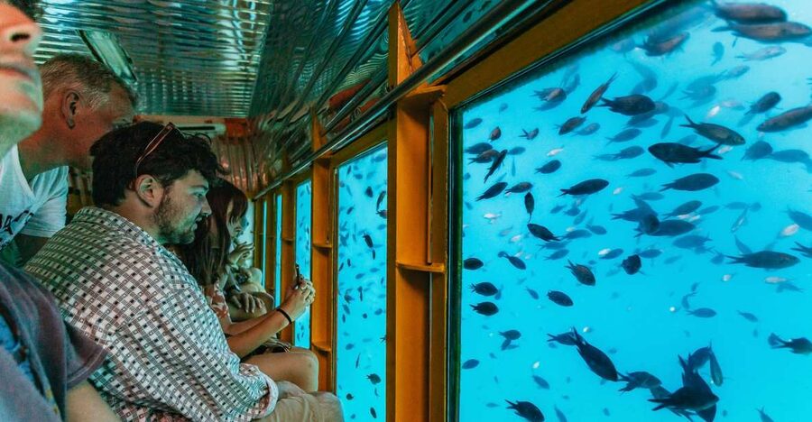 Agios Nikolaos: Semi-Submarine Cruise - What happens around Agioi Pantes Island