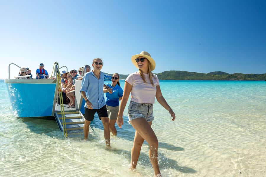 Airlie Beach: Hill Inlet Lookout and Whitehaven Beach Cruise - From Airlie Beach to Shute Harbour