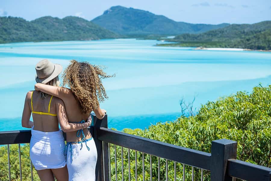 Airlie Beach: Whitsundays Full-Day Camira Sailing Adventure - The walk to Hill Inlet lookout