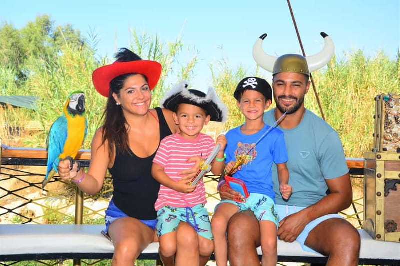 Alanya: Party Pirate Boat Trip w/Meal, Drinks, Pickup Option - A pirate ship with a family-party mood