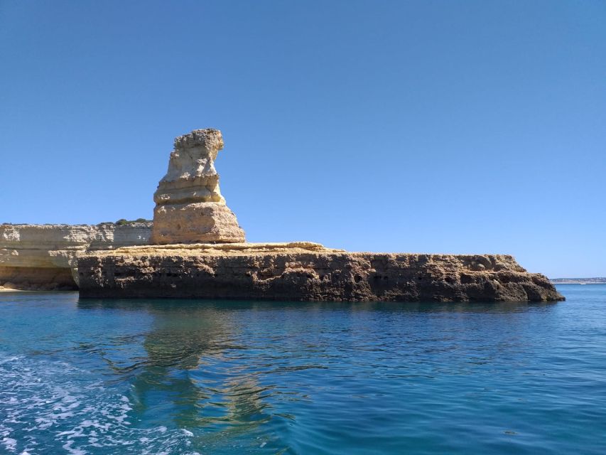 Albufeira: Coastline and Benagil Caves Tour by Catamaran - The Atlantic swim on the way back