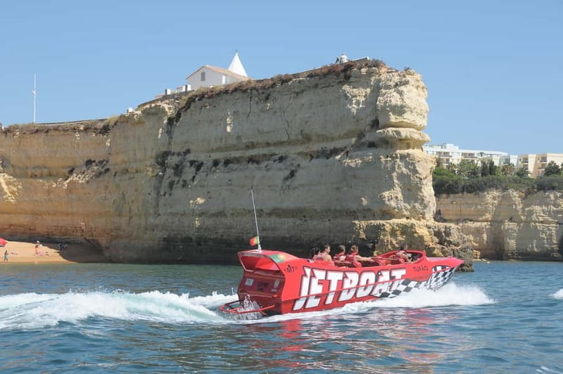 Albufeira: High-Adrenaline Jet Boat Ride - When the jet boat starts performing