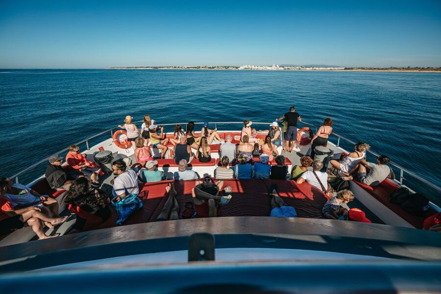 Algarve 3-Hour Caves and Coastline Boat Trip - From Albufeira Marina to the open Atlantic
