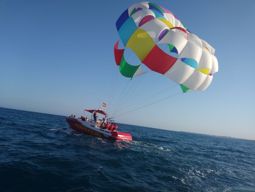 Alicante: Boat Trip and Parasailing Experience with Drink - From Marina de Alicante to the parasailing site