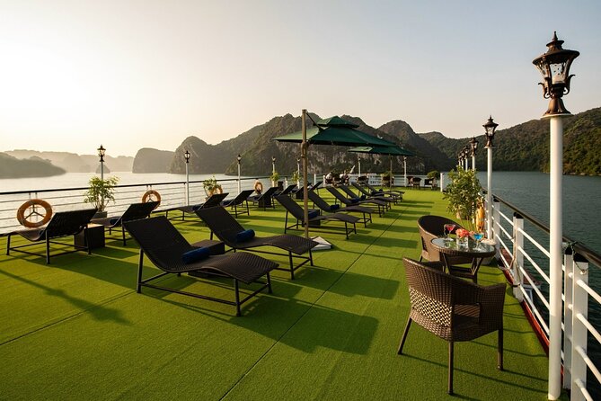 All-Inclusive 2 Day/1 Night Halong Luxury Cruise, Meals, Cave, Kayaking,Swimming - Leaving Hanoi for the limestone islands