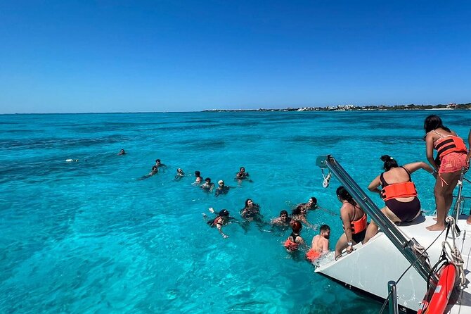 All Inclusive Isla Mujeres Catamaran - The ride back and sunset views