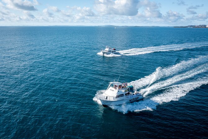 All Inclusive Snorkel and Slide Boat Tour: Icacos or Vieques - Snorkeling with belts, fins, and crew support