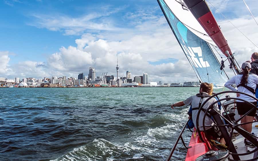 America’s Cup 2-Hour Sailing Experience Waitemata Harbour - Sailing an actual America’s Cup yacht