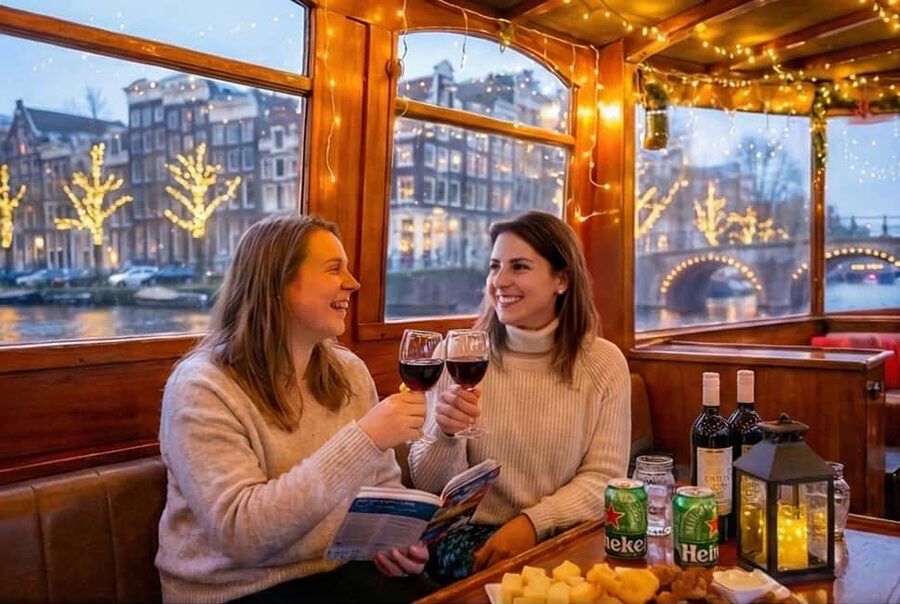 Amsterdam: 90 min Cruise with Local Guide & Unlimited Drinks - Key points to know before you book
