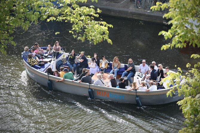 Amsterdam Canal Cruise in Open Boat with Unlimited Drinks Option - What you see from Westerkerk to the Jordaan