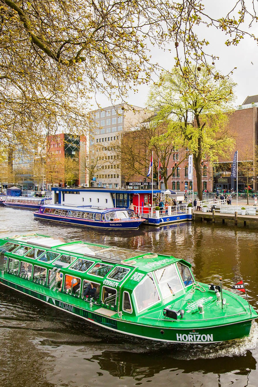 Amsterdam: City Canal Cruise and Heineken Experience Ticket - Central Station, the IJ River, and modern Amsterdam