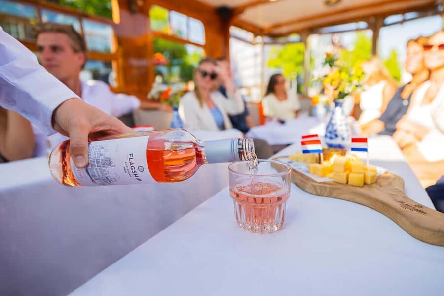 Amsterdam: Classic Saloon Boat Cruise with Cheese & Wine - Key points before you book