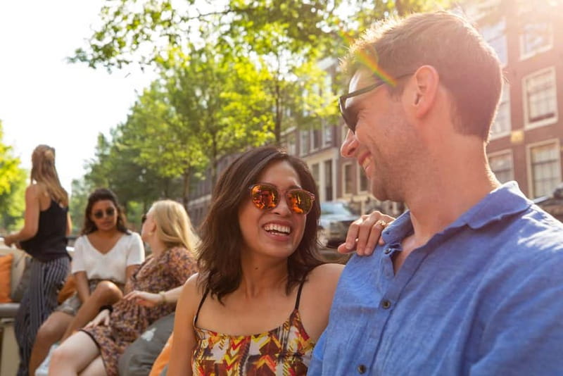 Amsterdam: German Canal Cruise with Unlimited Drinks Option - NEMO and the Maritime Museum set the scene