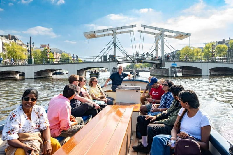 Amsterdam: Guided City Highlights Open Boat Canal Cruise - Key points to know before you book