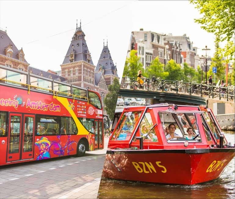 Amsterdam: Hop-On Hop-Off Bus and Boat options - What the bus route does best