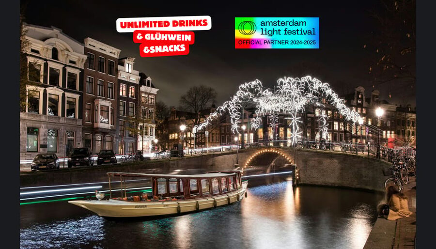 Amsterdam: Light Festival Heated Cruise + Unl Drinks & Snack - A warm seat matters in Amsterdam’s winter