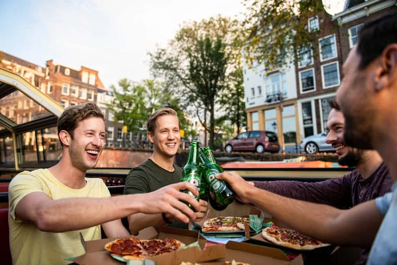 Amsterdam: Original Pizza Dinner Cruise + Unlimited Drinks - Key points to know before you board