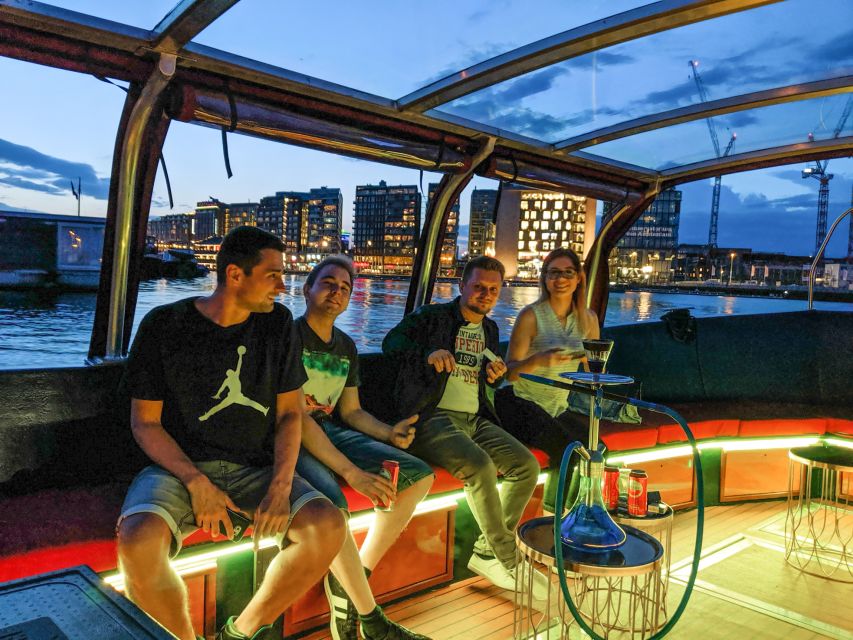 Amsterdam: Smoke and Lounge City Boat Cruise - The Amstel, Skinny Bridge, and Dancing Houses