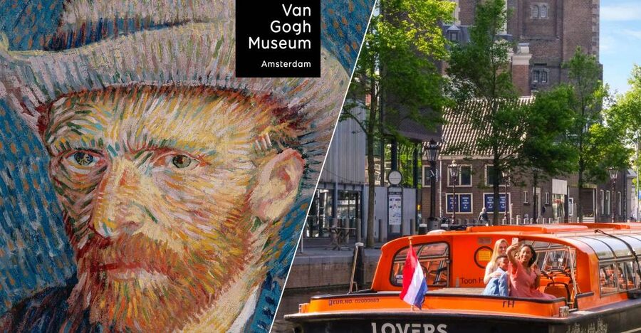 Amsterdam: Van Gogh Museum Ticket & Canal Cruise - One hour on Amsterdam’s historic canals