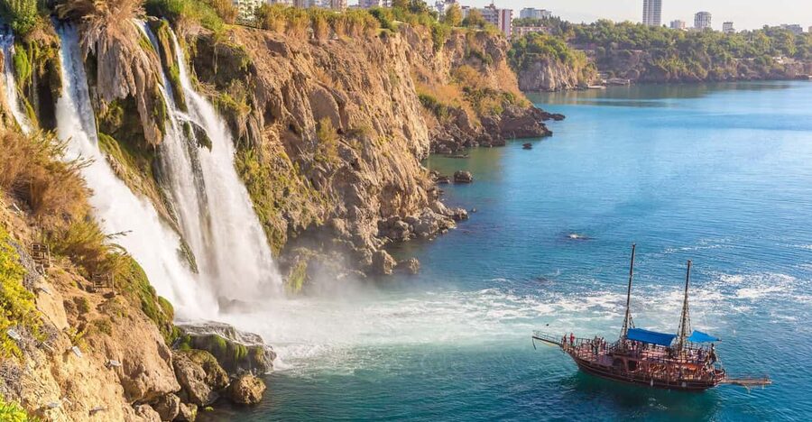 Antalya: Beach & Waterfalls Boat Trip w/ Lunch & Soft Drinks - What the $24 Antalya boat trip really offers