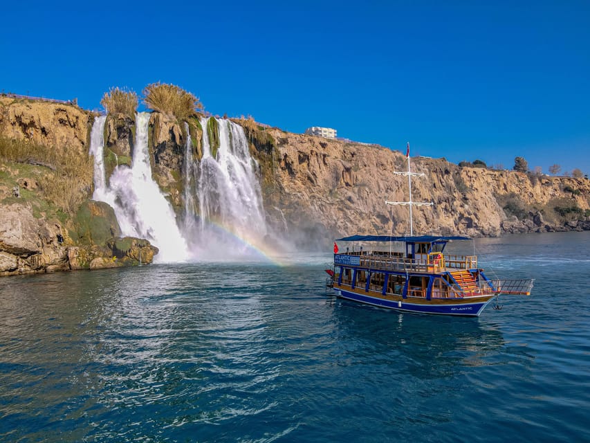 Antalya: Beach & Waterfalls Boat Trip w/ Lunch & Soft Drinks - Lara Beach and the first chance to swim