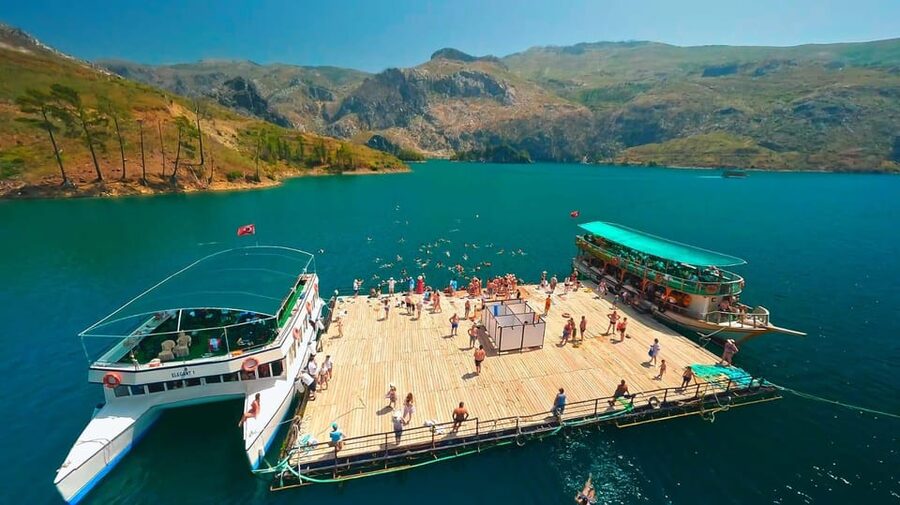Antalya: Green Canyon Boat Trip with Lunch & Soft Drinks - The Manavgat textile outlet stop