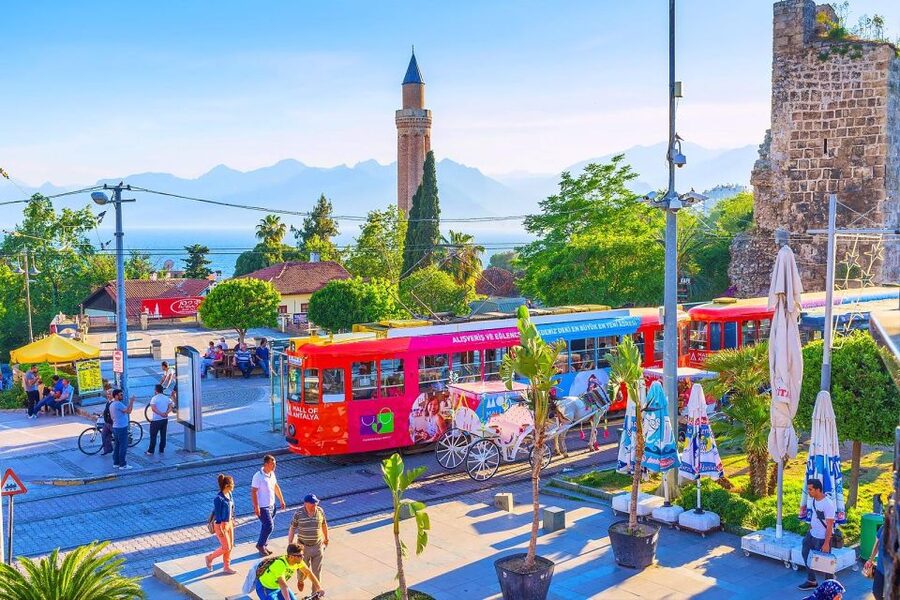 Antalya: Guided Old Town Tour with Boat Trip and Lunch - Duden Waterfalls, where the city meets the sea