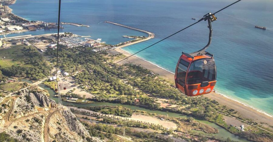 Antalya/Kemer: Old City, Waterfalls, Olympos Cable Car, Boat - Lower Düden Waterfalls above the Mediterranean