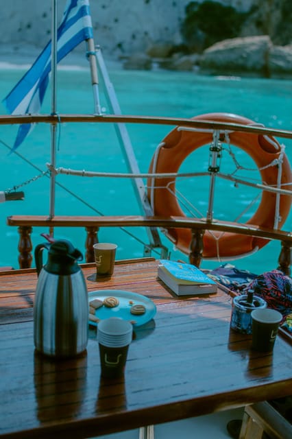 Argostoli: Full-Day Boat Trip with Lunch & Wine - The crew makes the boat feel welcoming