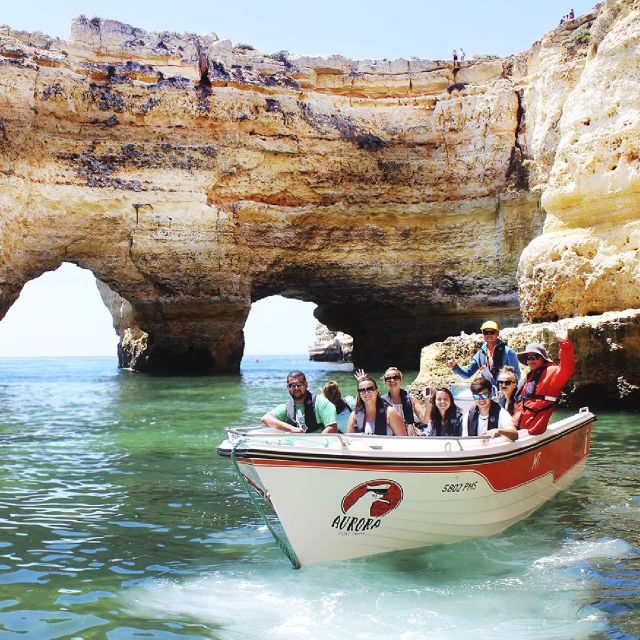 Armação de Pêra: Guided Boat Tour of Benagil's 15 Best Caves - Rock Lady Chapel and Praia Nova Tunnel