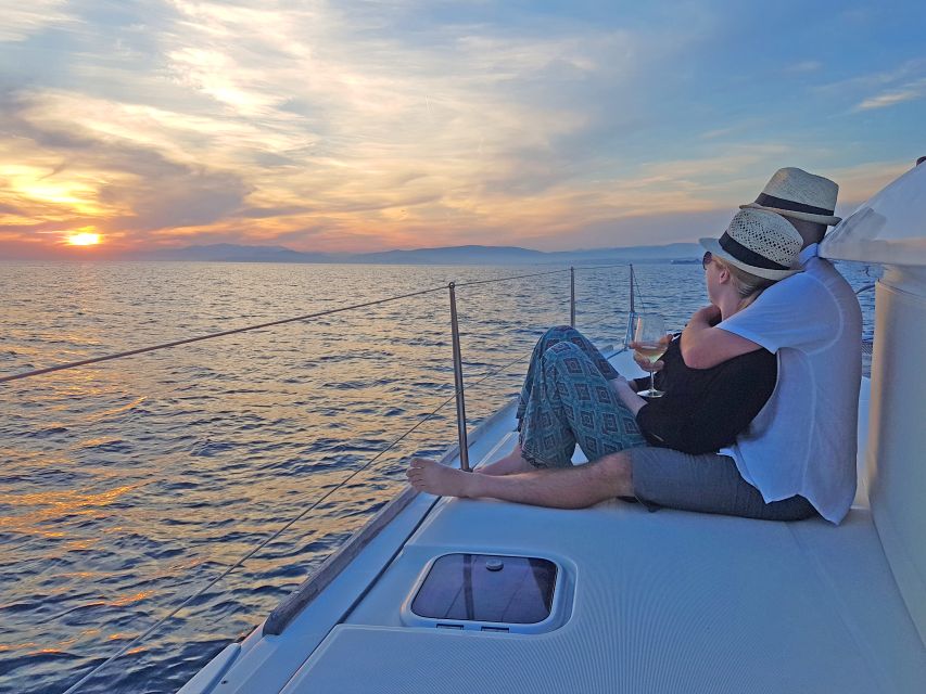 Athens: Riviera Catamaran Cruise with Meal and Drinks - Sailing south past Voula