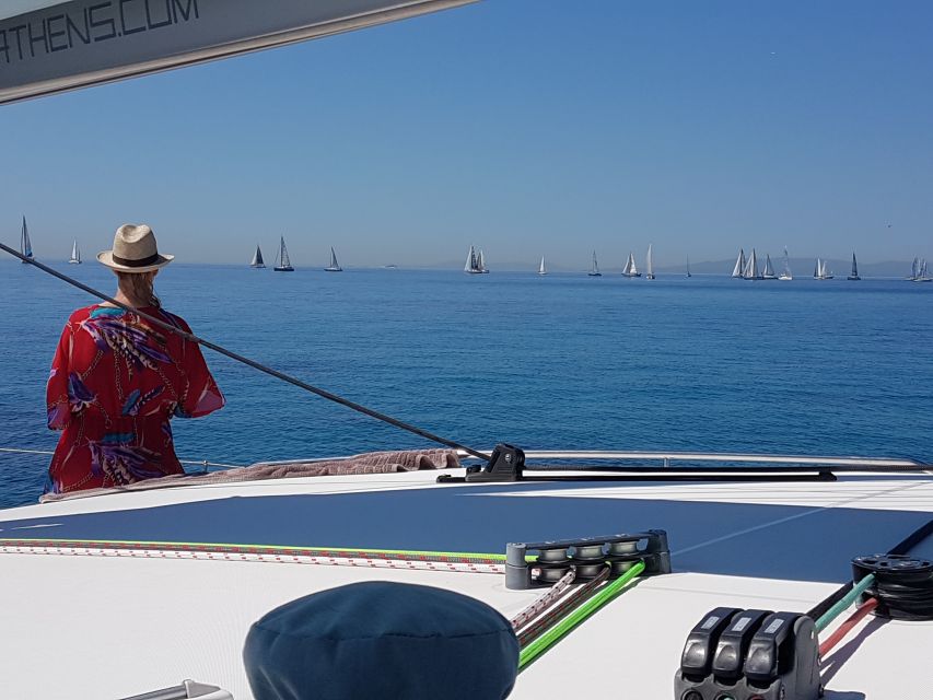 Athens: Riviera Catamaran Cruise with Meal and Drinks - The BBQ is more than a standard boat lunch