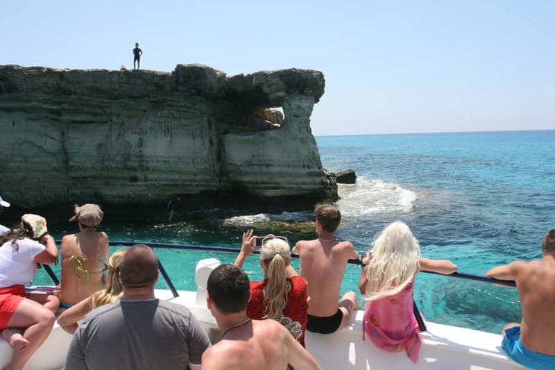Ayia Napa: Lazy Day Cruise, Turtle Cove, Blue Lagoon & Lunch - Along the sea caves and Cape Greco