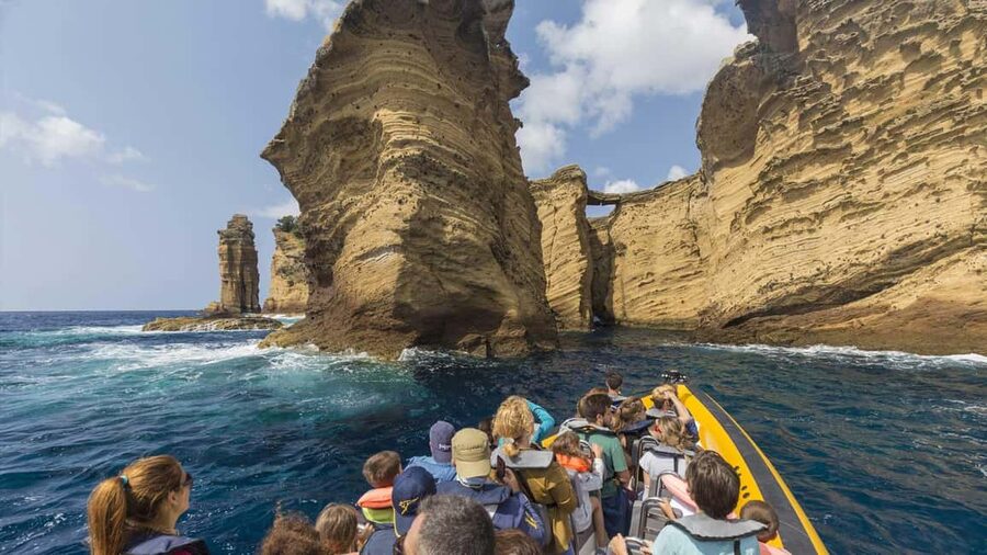 Azores: Whale Watching & Islet Boat Tour w/ Marine Biologist - The trip offshore, fast but not careless