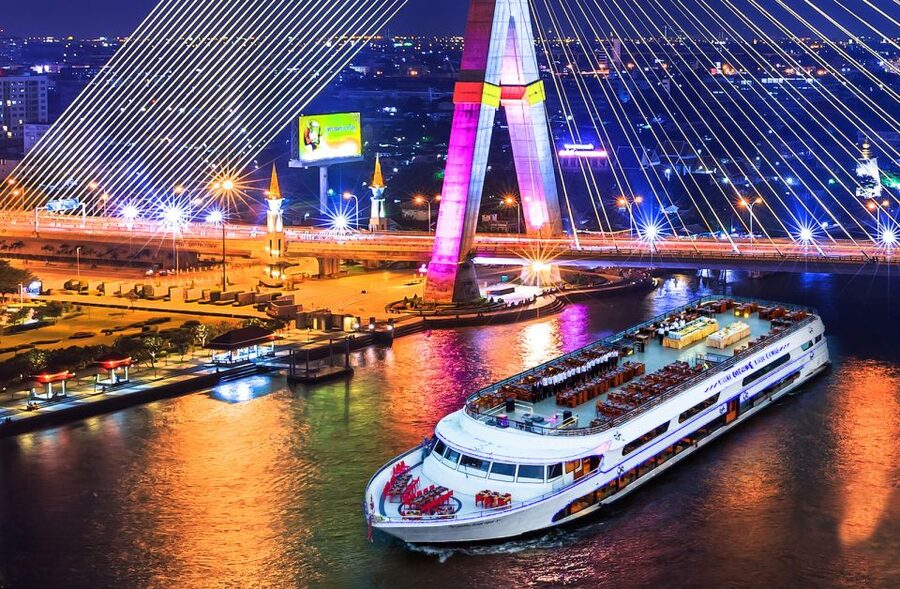 Bangkok: 2-Hour Dinner & Shows on White Orchid River Cruise - Boarding the White Orchid in Bangkok