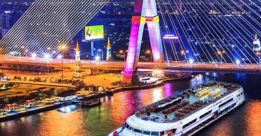 Bangkok: 2-Hour Dinner & Shows on White Orchid River Cruise - The Chao Phraya After Dark