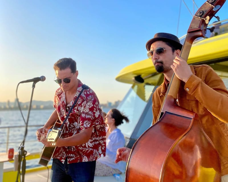 Barcelona: Daytime or Sunset Catamaran Cruise with Music - Barcelona from the water, not from a tour bus
