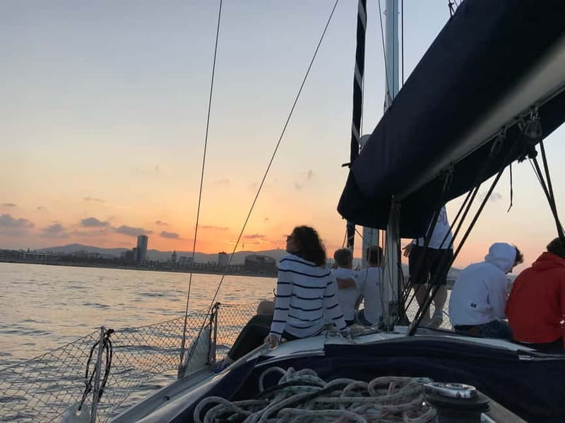 Barcelona: Daytime or Sunset Cruise with Drinks - The Old City seen from offshore