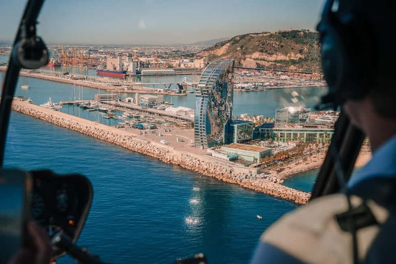 Barcelona: Helicopter, Boat Ride & Old Town Private Tour - The included flight video is a useful extra