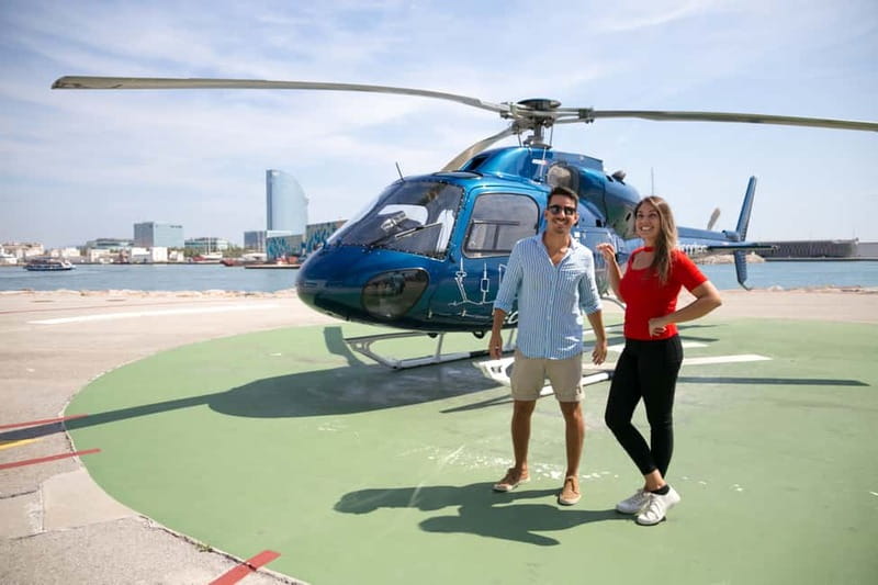 Barcelona: Helicopter Flight & Heliport Boat Transfer - How much commentary should you expect?