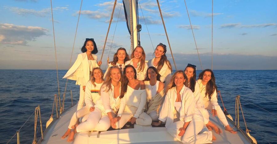Barcelona: Luxury Private Yacht Daytime Cruise - Leaving Port Olímpic on the yacht Amaris