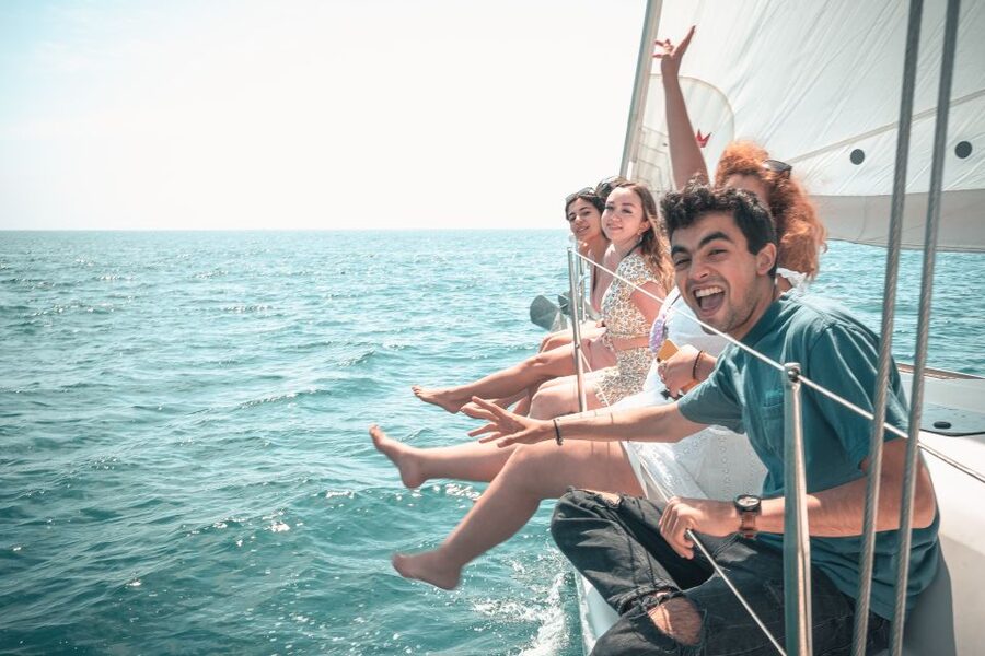Barcelona: Midday or Sunset Sailing with Open Bar and Snacks - Private charter or shared sailing