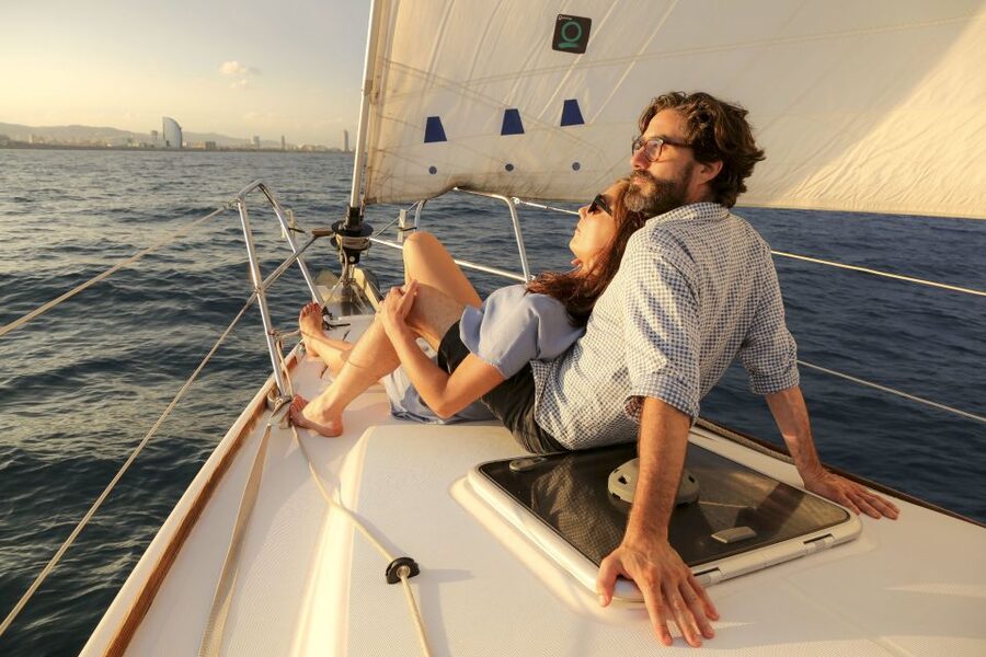 Barcelona: Unique Sunset Sailing Tour with Tapas & Open Bar - Tapas, snacks, and what counts as dinner