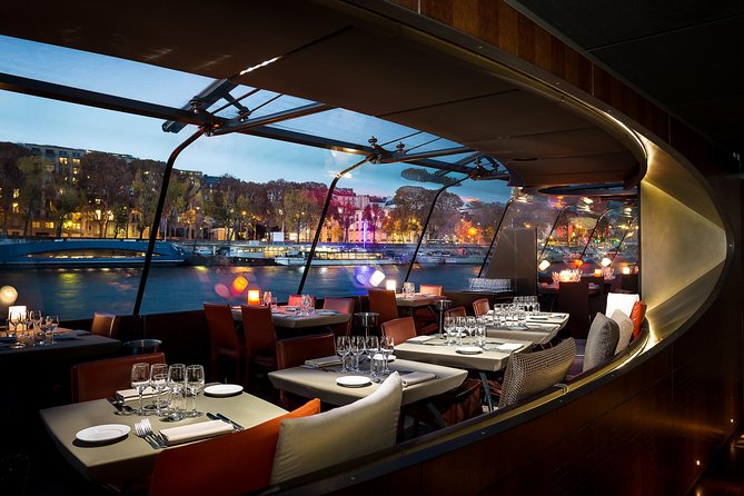 Bateaux Parisiens Seine River Gourmet Dinner & Sightseeing Cruise - The Louvre, Concorde, and grand Parisian facades